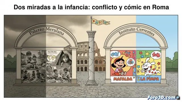 Dos miradas a la infancia: conflicto y cómic en Roma