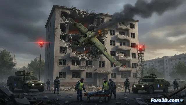 Dron ruso impacta edificio en Rumania OTAN: dos heridos y alerta máxima