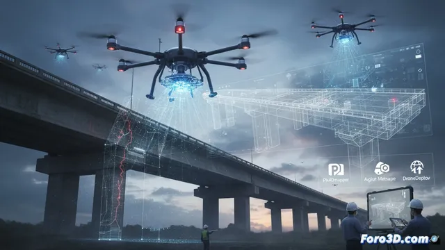 Drones y 3D: el ojo que ve más allá del cielo