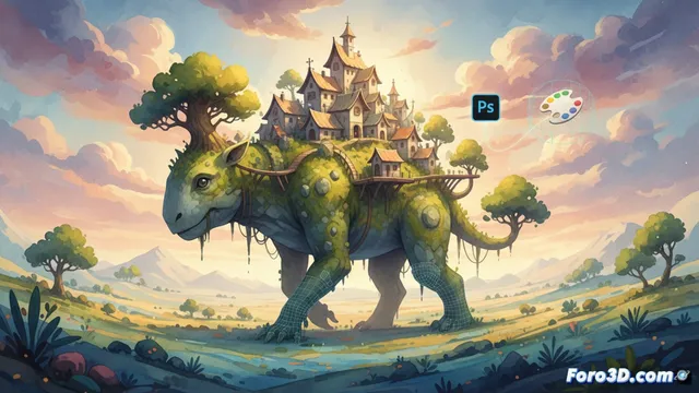 El arte de la acuarela en 3D: Técnicas de The Wandering Village en Unity