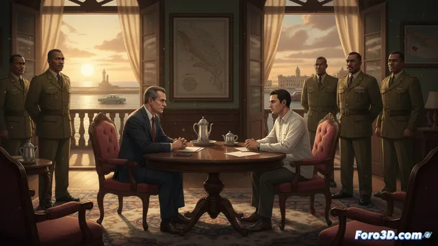 El director de la CIA y el nieto de Castro dialogan en La Habana