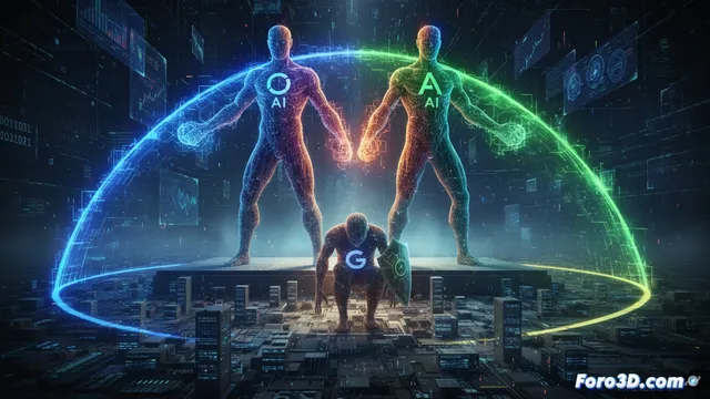 El duopolio de IA empresarial: OpenAI y Anthropic acorralan a Google