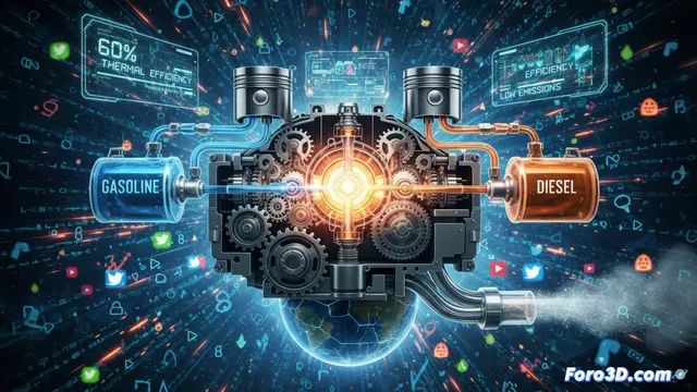 El motor que mezcla gasolina y diésel resurge como un viral de 2010