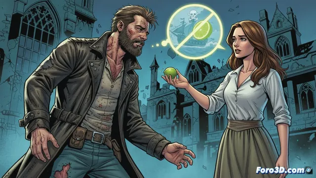 El origen del nombre Scurvy: alergia a los cítricos revelada en Uncanny #28