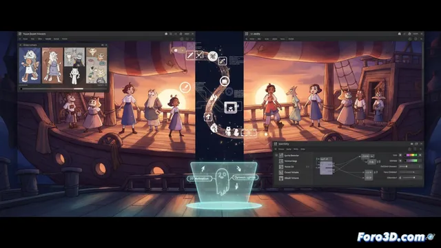 El pipeline artístico de Spiritfarer: animación 2D y luz dinámica en Unity