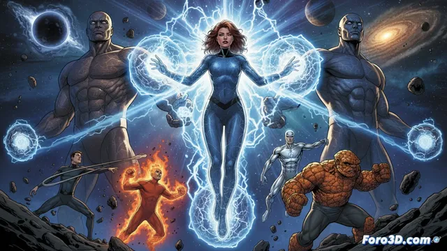 El poder cósmico de Susan Storm y el desequilibrio en los 4F