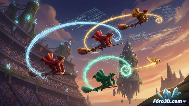El vuelo mágico de Unreal Engine 4.27 en Campeones de Quidditch