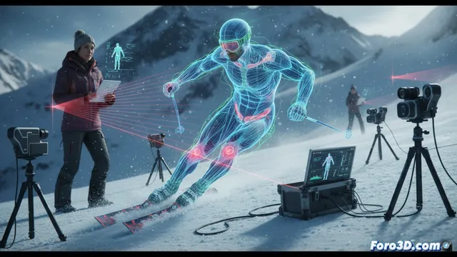 Escaneo 3D para instructores de esquí: análisis de técnica