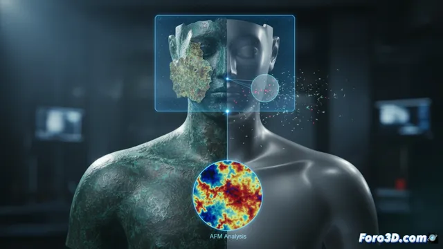 Escaneo 3D Revela Daño Invisible en Limpieza Láser de Esculturas