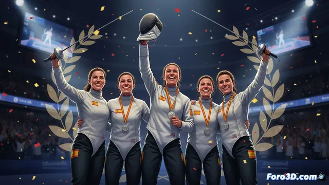 España, plata mundial en florete femenino en Copa del Mundo
