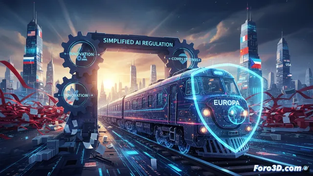 Europa simplifica sus reglas de IA para no perder el tren digital