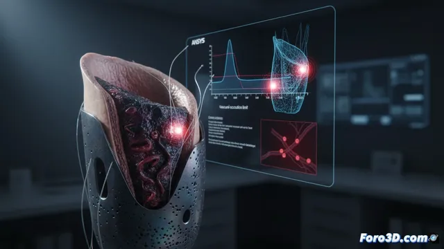 Fallo por presión: necrosis tisular en prótesis 3D sin FEA
