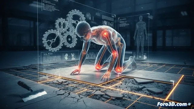 Fatiga de materiales en soladores: simulación 3D de riesgos laborales