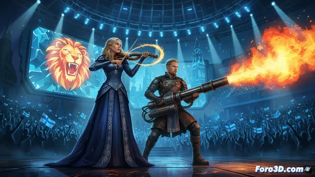 Finlandia y su lanzallamas: favorita en Eurovisión 2025