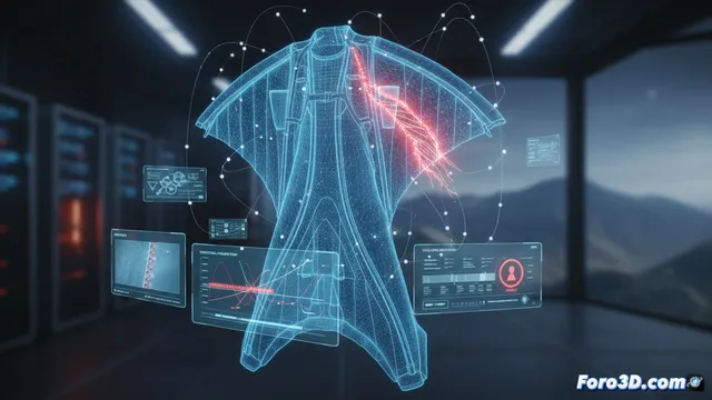 Forense 3D: Reconstrucción de un accidente de wingsuit por fallo de costura