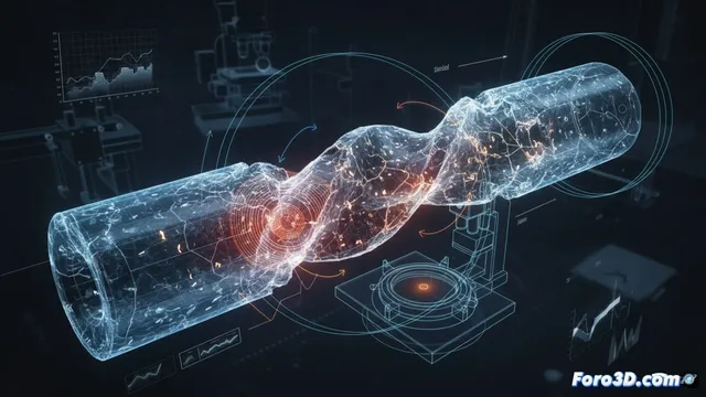 Fractura por fatiga en eje cerámico de micro-turbina: análisis 3D