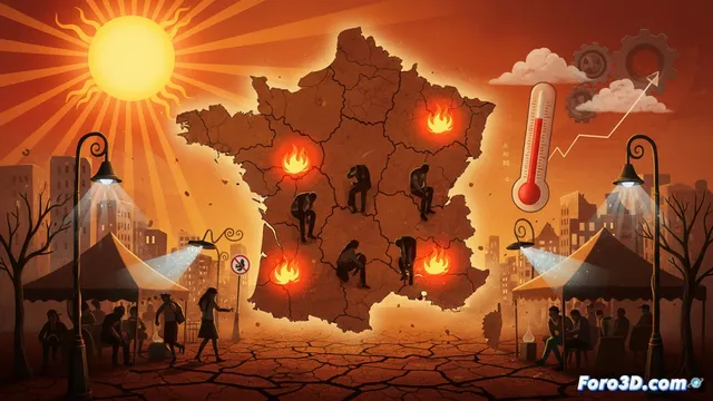 Francia sufre ola de calor en mayo con siete muertos y alerta naranja