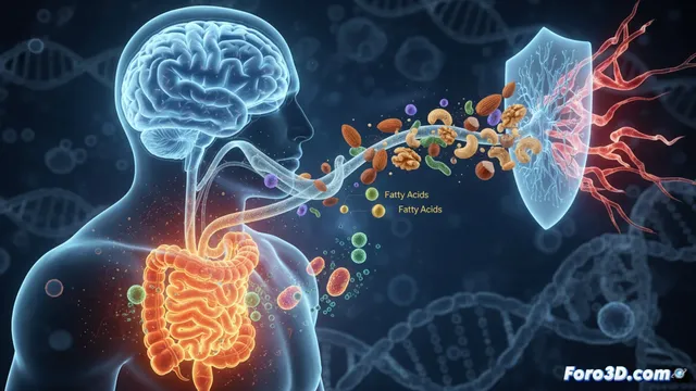 Frutos secos mixtos: la conexión intestino-cerebro contra el deterioro cognitivo