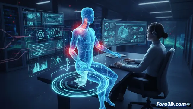 Gemelos digitales para prevenir lesiones en teleoperadores