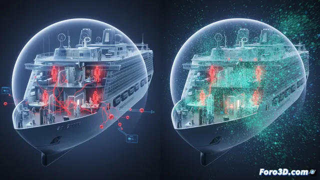 Hantavirus vs COVID-19: Visualizando la eficacia del aislamiento en 3D
