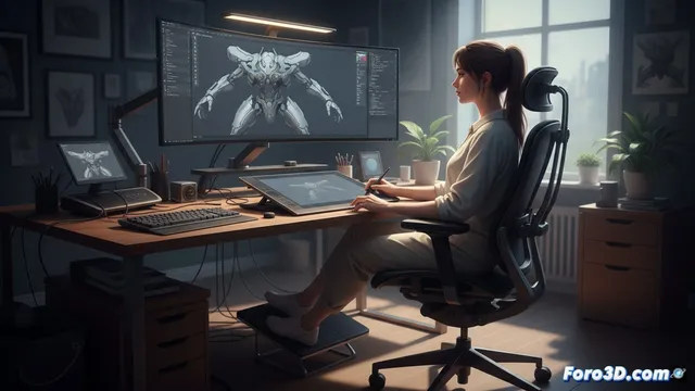 Hardware ergonómico para modelado 3D: cómo evitar lesiones crónicas