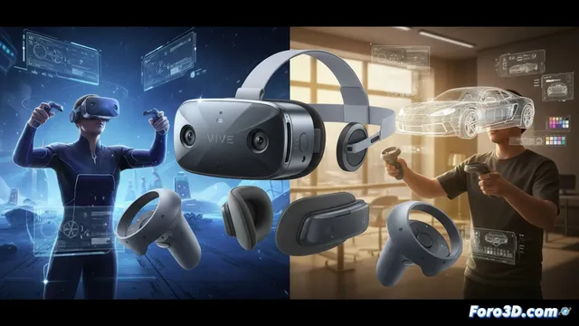 HTC Vive XR Elite: Las gafas modulares para jugar y diseñar en 3D