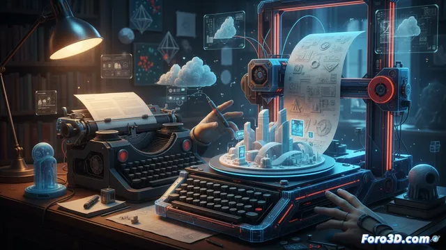 Impresión 3D aplicada al oficio del redactor: más que palabras