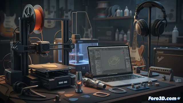 Impresión 3D para músicos: crea tu equipo personalizado
