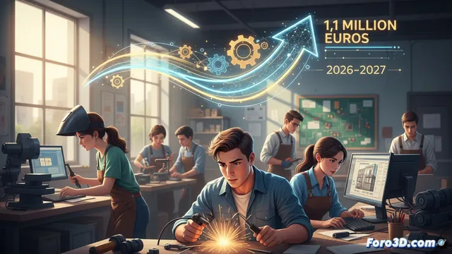 Inversión de 1,1 millones para programas de cualificación inicial en 2026-2027