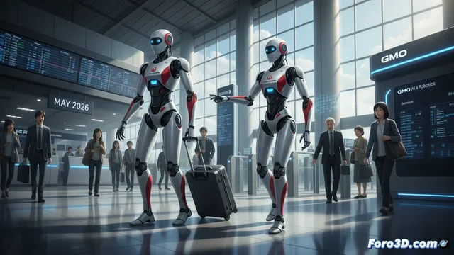 Japan Airlines prueba robots humanoides en Haneda desde mayo 2026