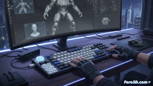 Keychron V1 Max: El teclado mecánico inalámbrico ideal para tu workflow 3D