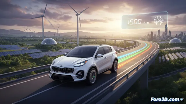 KIA Sportage Tri-Fuel: 1.500 km de autonomía sin diésel