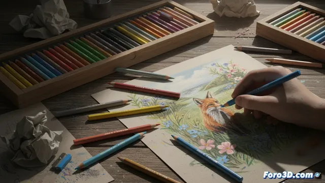Lápices pastel: el equilibrio perfecto entre precisión y color