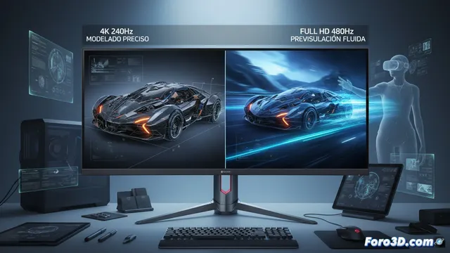 LG UltraGear 32GS95UE: Dual Mode 4K/480Hz para flujo 3D