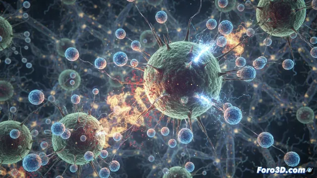Linfocitos T en 3D: la muerte del cáncer vista por primera vez