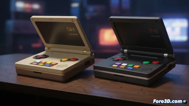 Llegan las portátiles retro de C64 y Spectrum en formato concha