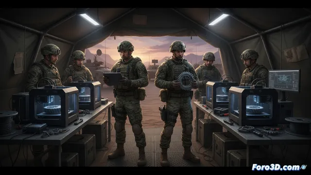 Logística 3D: El Ejército imprime piezas y reduce su cadena de suministro