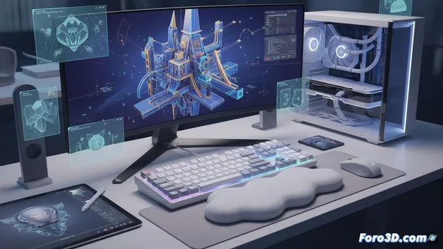 Logitech G715 Aurora: ¿Un teclado de ensueño para el trabajo 3D?