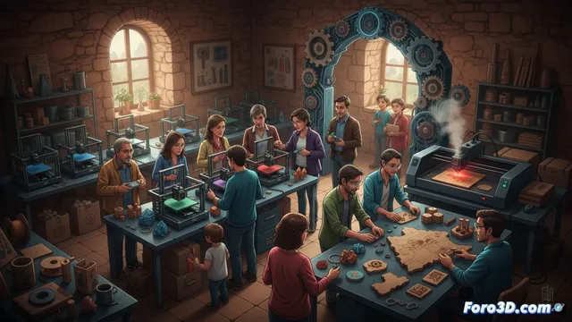 Logrosán abre sus puertas a la impresión 3D y el corte láser