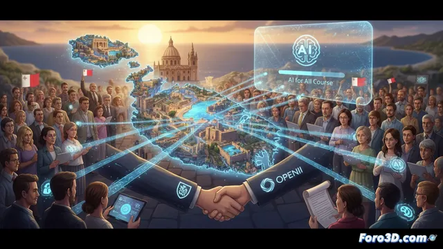 Malta regala ChatGPT Plus a sus ciudadanos durante un año