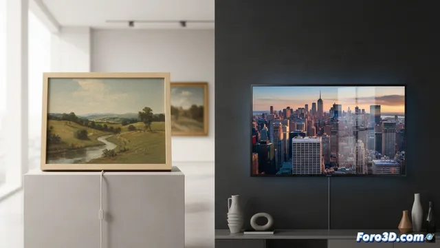 Marco e-ink vs Samsung Frame: especialización frente a híbrido
