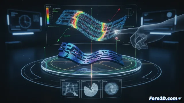 Micro-CT y simulación revelan fatiga en escape de silicio de alta relojería