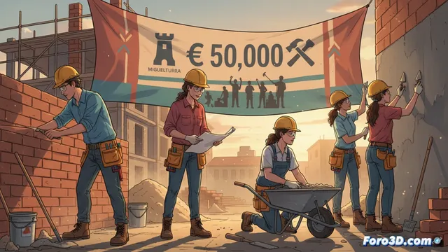 Miguelturra invierte 150.000 euros en albañilería para jóvenes
