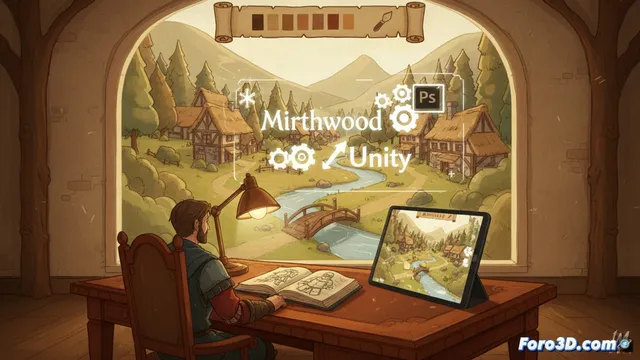 Mirthwood en Unity: Cómo lograr un estilo de libro de cuentos con Photoshop