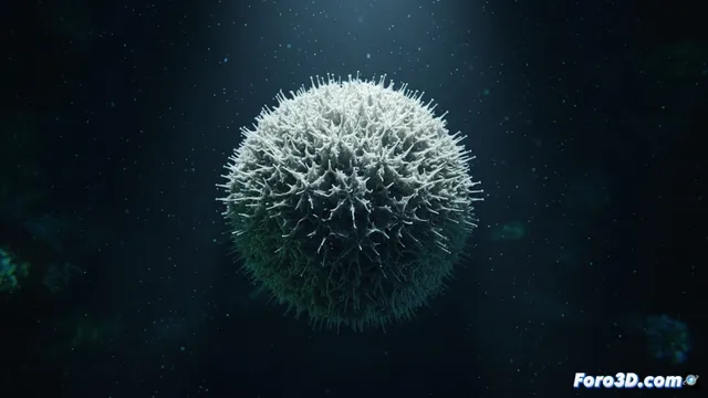 Modelado 3D de la esponja Bola de Nieve del Bounty