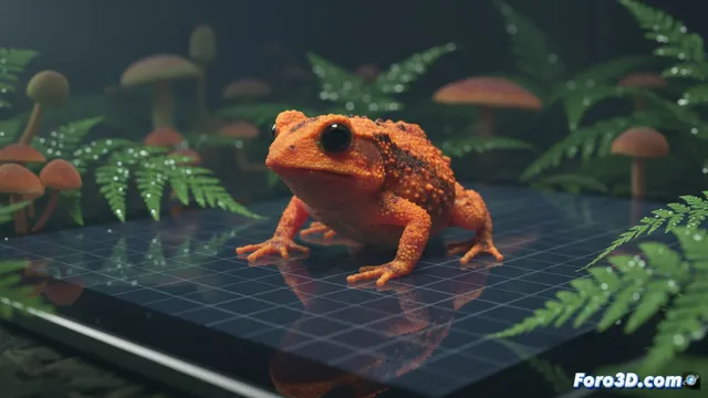 Modelado 3D del sapito calabaza: el vertebrado más pequeño en tu pantalla