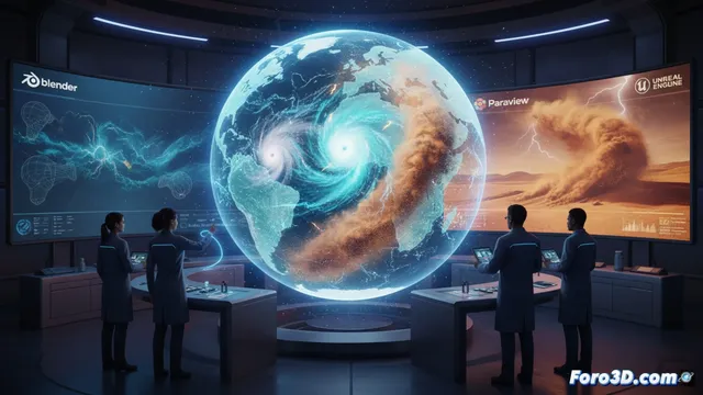 Modelos 3D para predecir el clima extremo