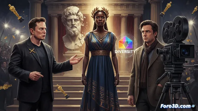Musk critica a Nolan por casting de Lupita Nyong´o como Helena de Troya