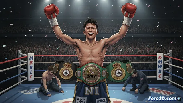 Naoya Inoue retiene coronas ante Nakatani ante 55.000 almas