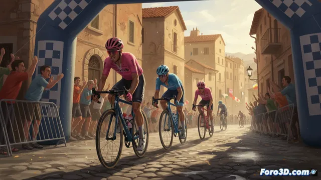 Narváez gana la octava etapa del Giro en un final de infarto en Fermo